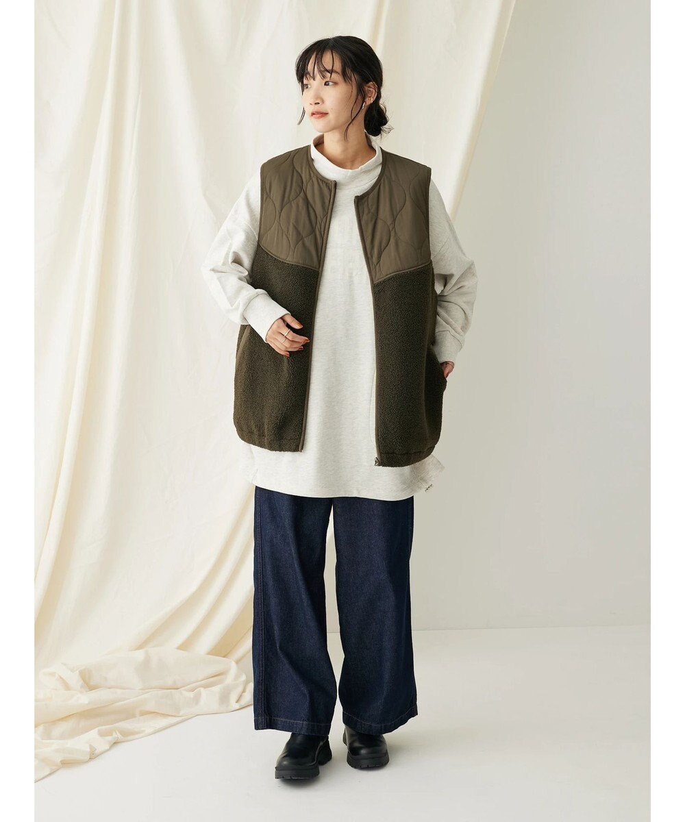 CRAFT STANDARD BOUTIQUE キルティングボア切替ベスト 