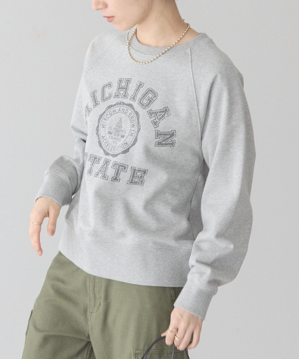 AMERICAN HOLIC ＭＩＣＨＩＧＡＮ　ラグランスウェット 