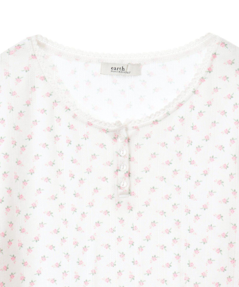 earth music&ecology アイレットジャカードタイトプルオーバー 