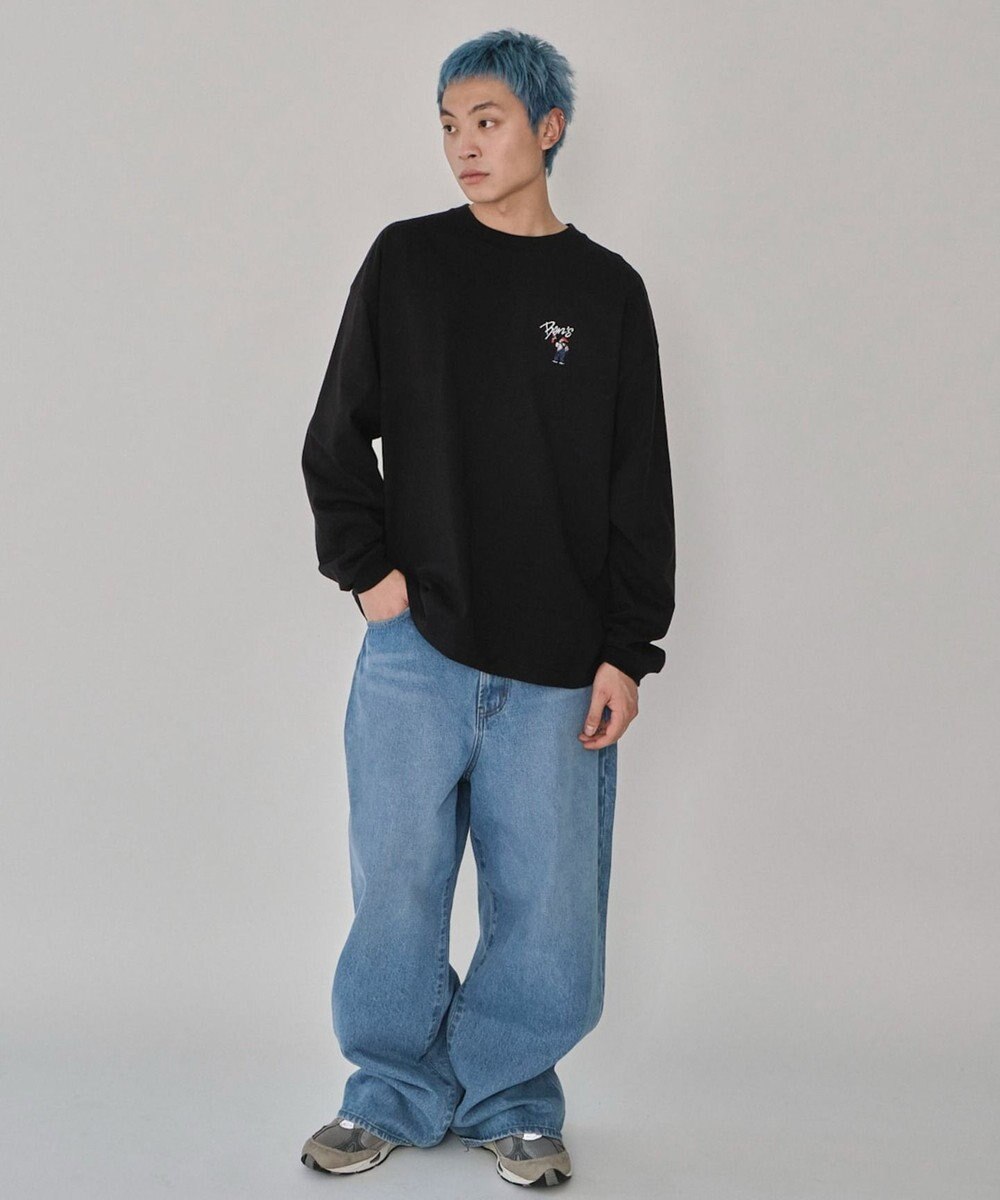 WEGO 【ユニセックス着用ITEM】別注BENDAVISワンポイントT（LS） 