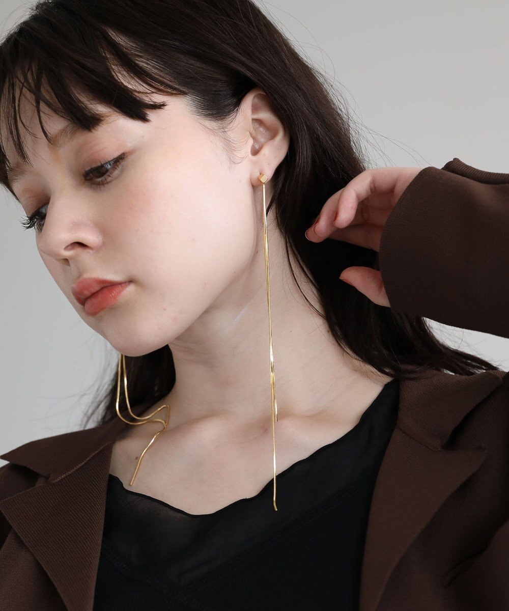 Green Parks ・ＨＡＬＦ　ＴＩＭＥ　２ｗａｙロングチェーンピアス 