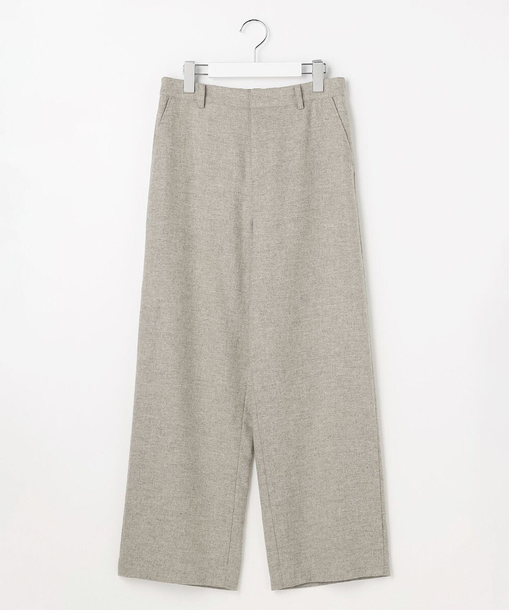 J.PRESS LADIES S ラメツイード セミワイド パンツ 