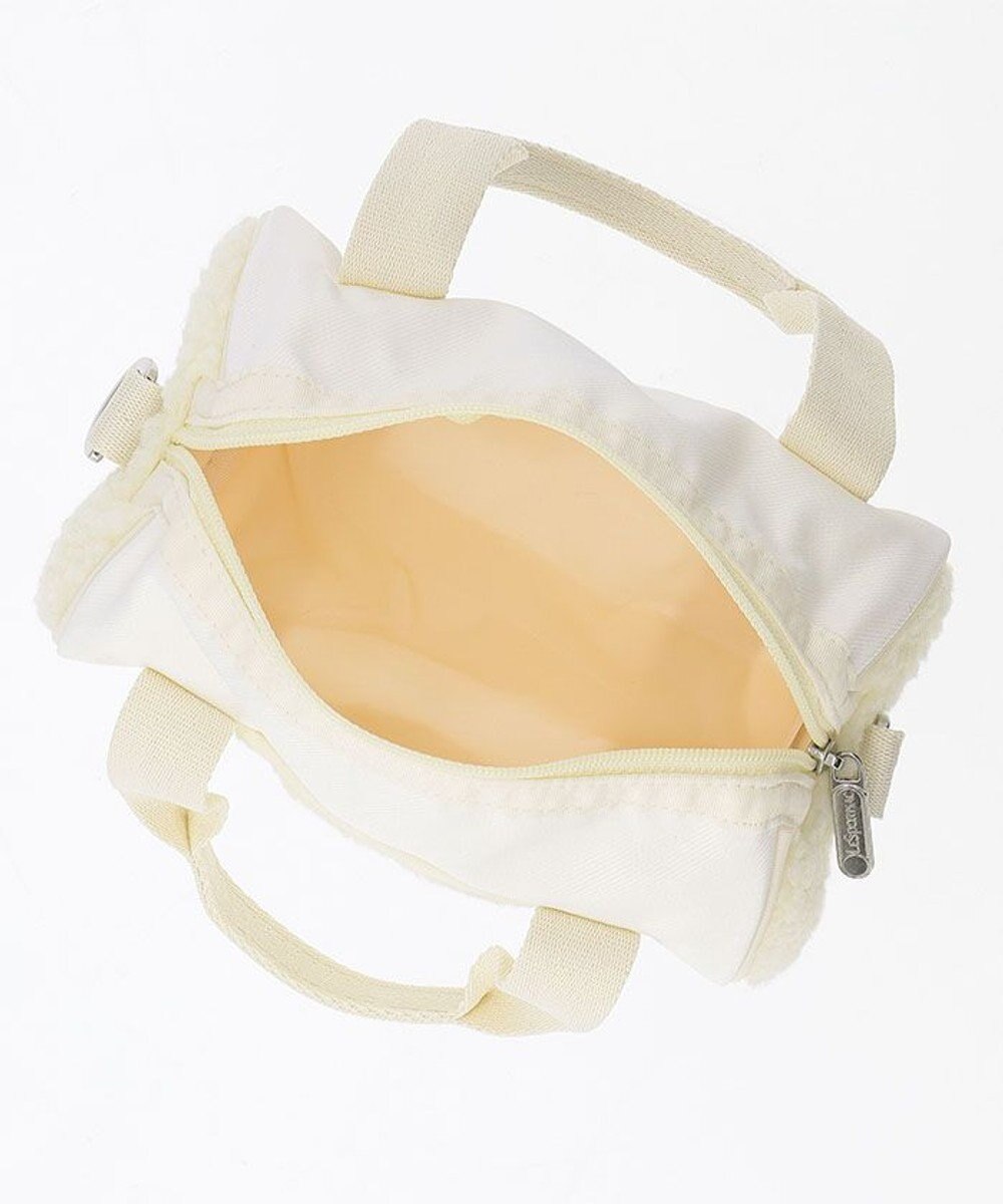 LeSportsac DENIM ROLL BAG/ホワイトデニム/クリームシェルパ 