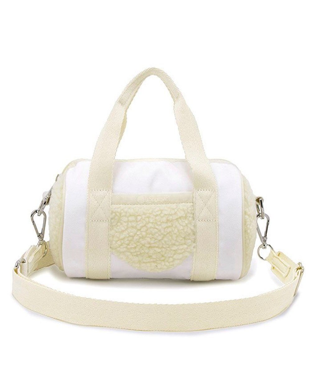 LeSportsac DENIM ROLL BAG/ホワイトデニム/クリームシェルパ 