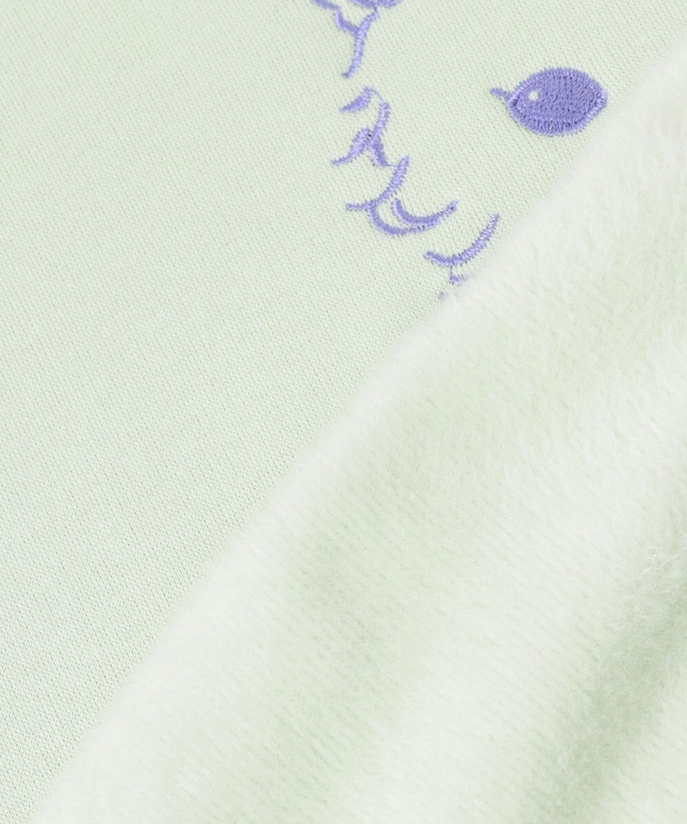 ANY KIDS アニマル刺繍 裏シャギー トレーナー 