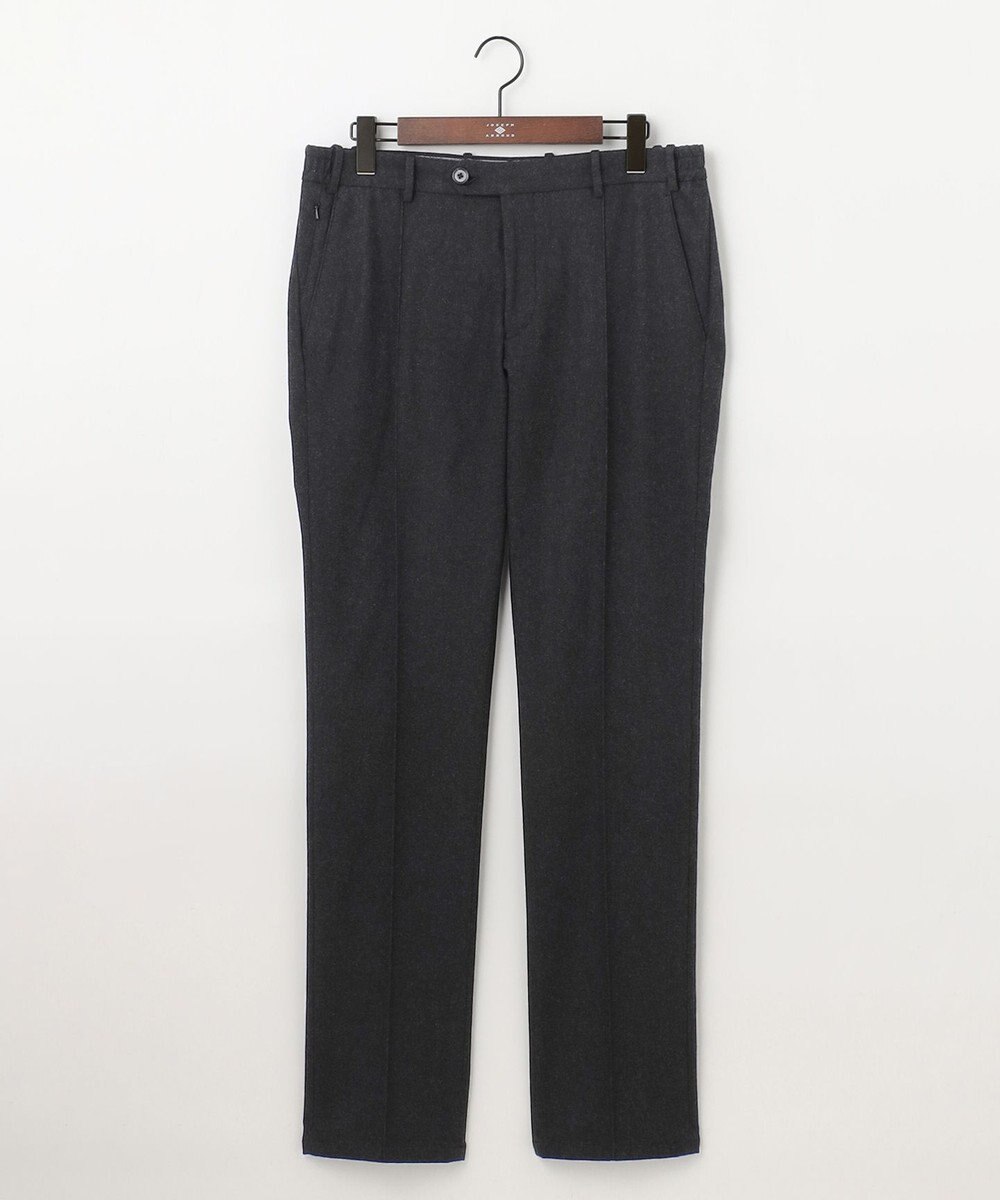 JOSEPH ABBOUD 【ウエストも伸びる！/ハイパワーストレッチ/洗える】2WAYストレッチ メルトンジャージーパンツ 