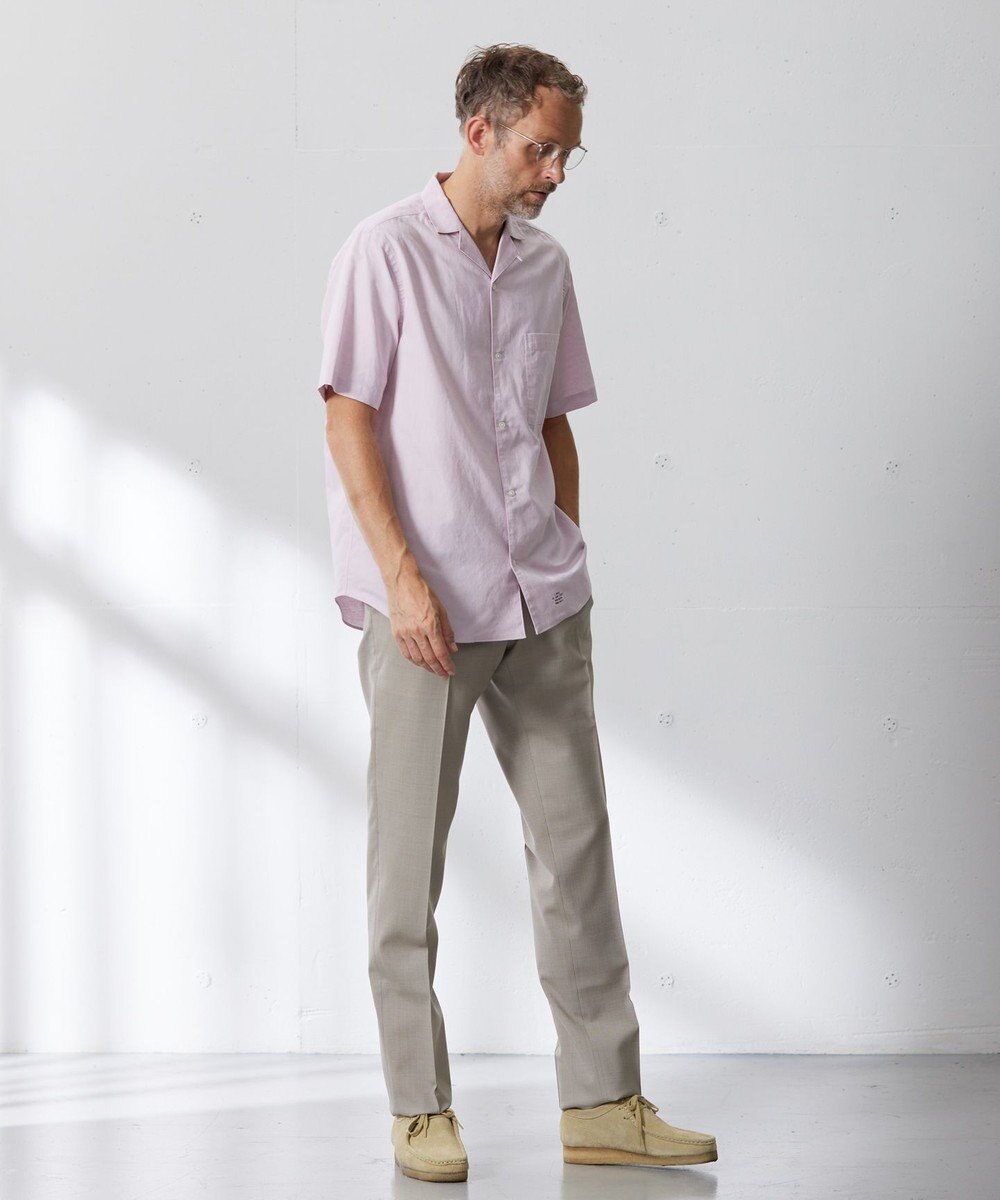 J.PRESS MEN 【PEPPIN MERINO COMFORT】ジオメトリックドビー スラックス 