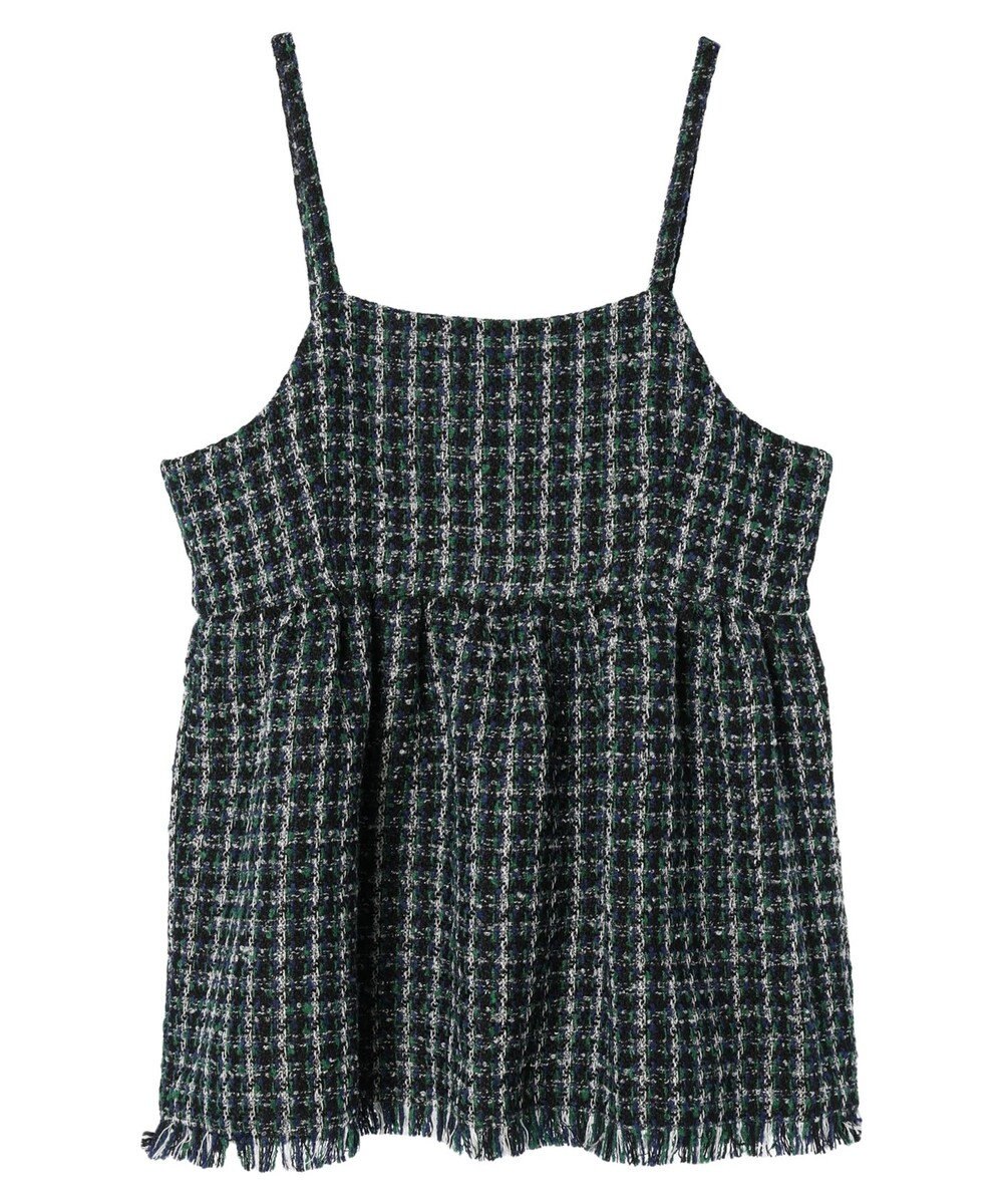 Green Parks ・ＥＬＥＮＣＡＲＥ　ＤＵＥ　ツイードバックリボンキャミ 