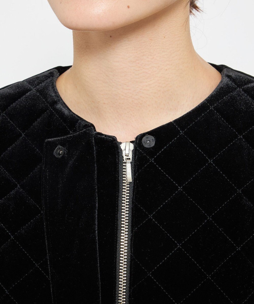 uncrave ベロア キルティング ブルゾン（uncrave WHITE） 