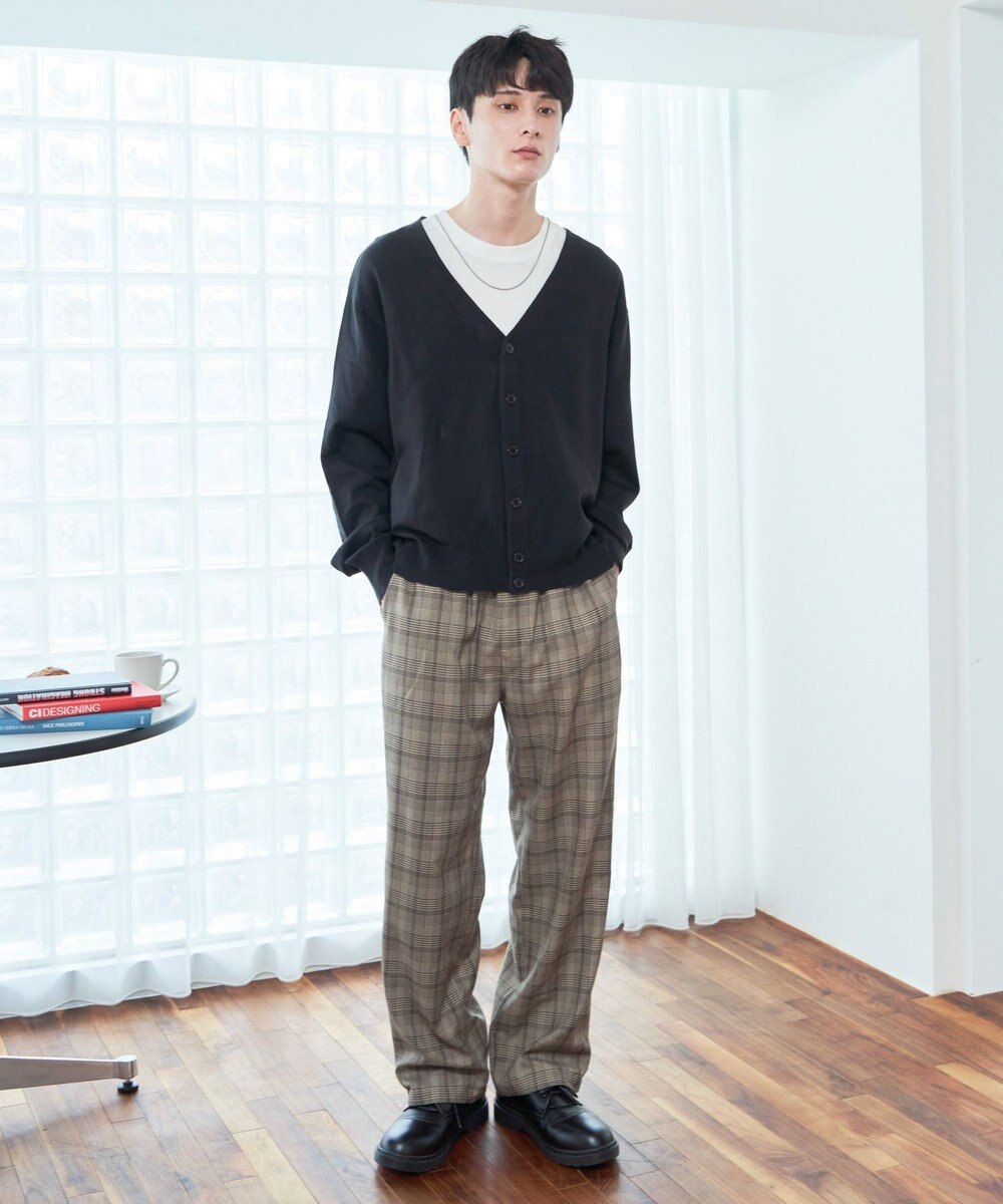 WEGO 【ウエストゴム】TRイージーストレートパンツ 