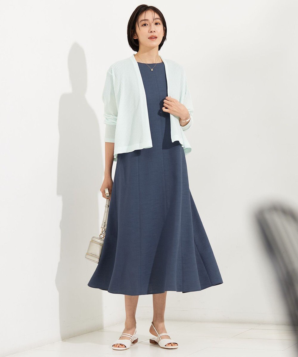 自由区 S 【アンサンブル対応・洗える】ハンディ カーディガン ショート丈 