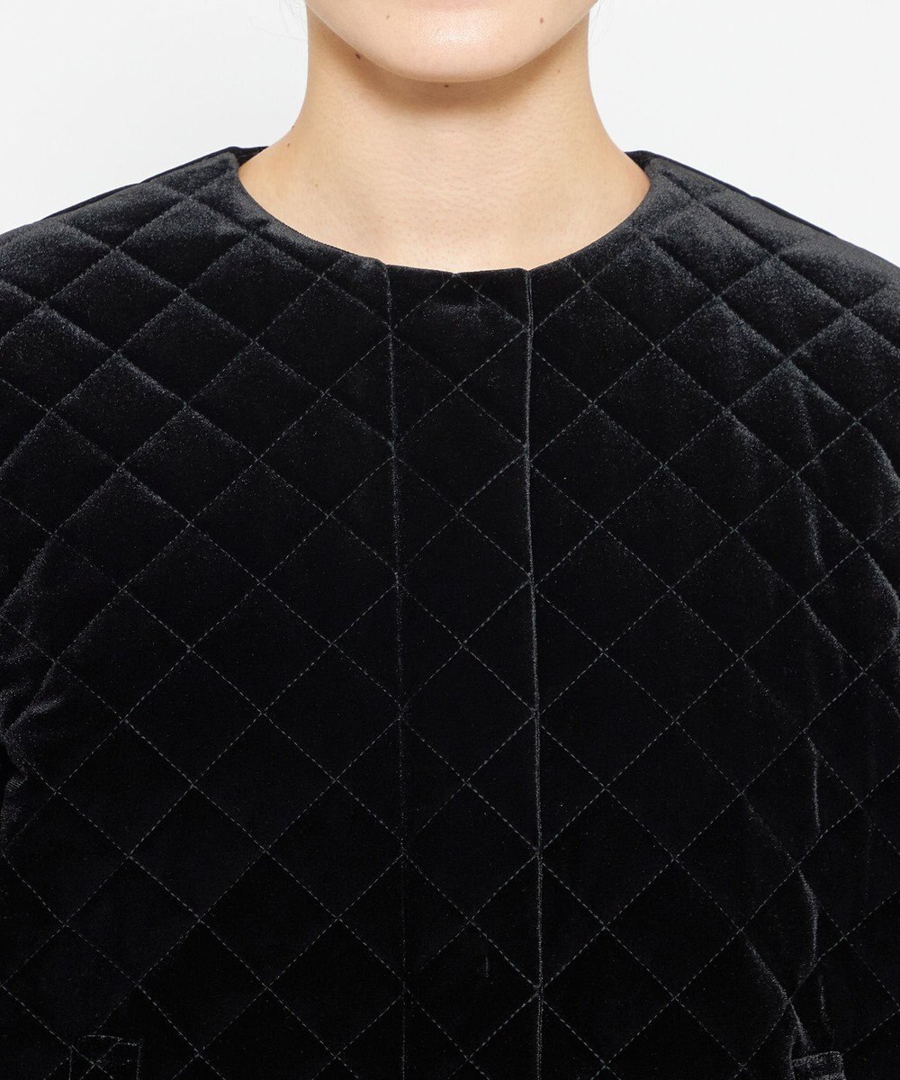 uncrave ベロア キルティング ブルゾン（uncrave WHITE） 