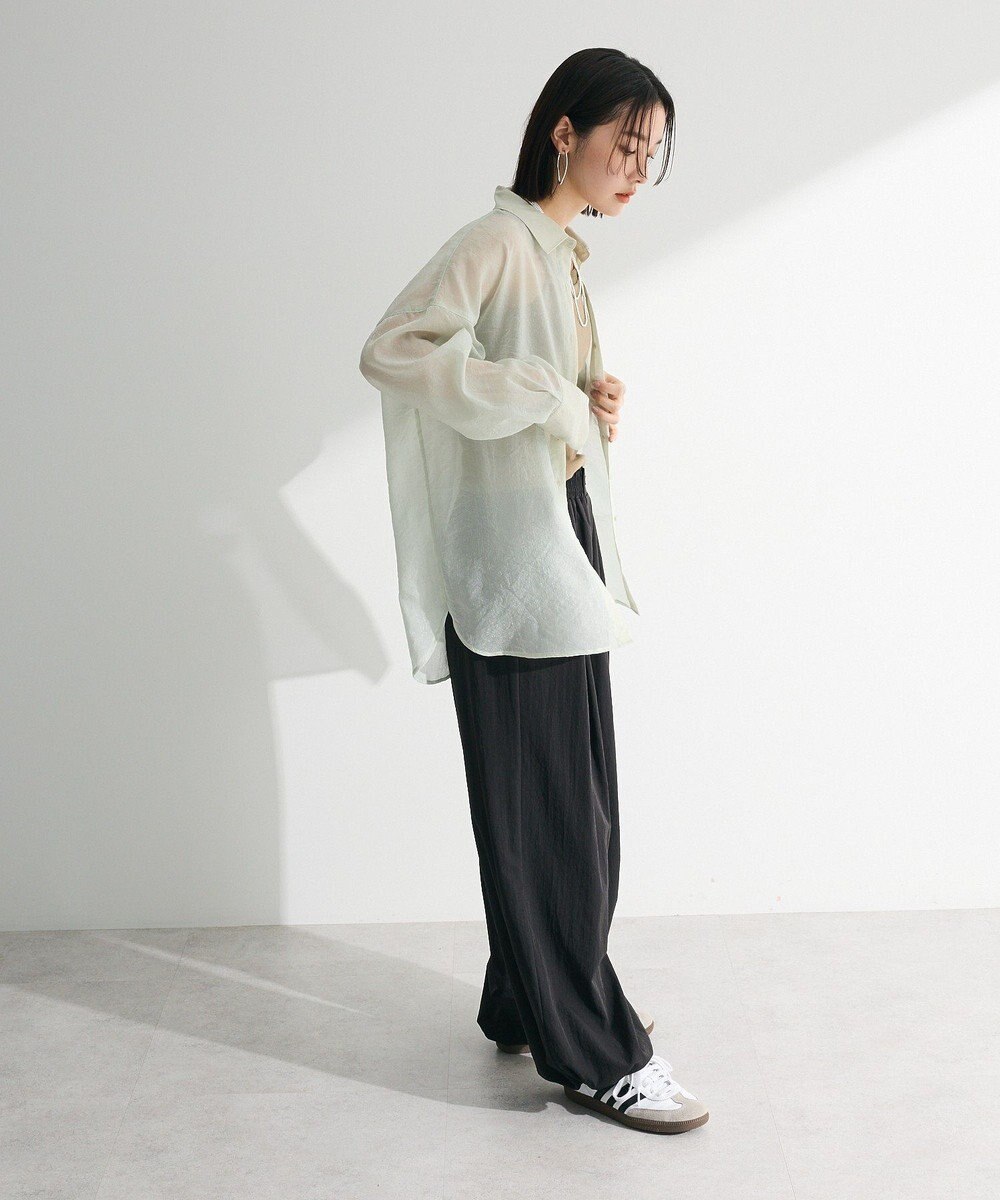 Green Parks 　・ＥＬＥＮＣＡＲＥ　ＤＵＥ　ラメシアー長袖シャツ 