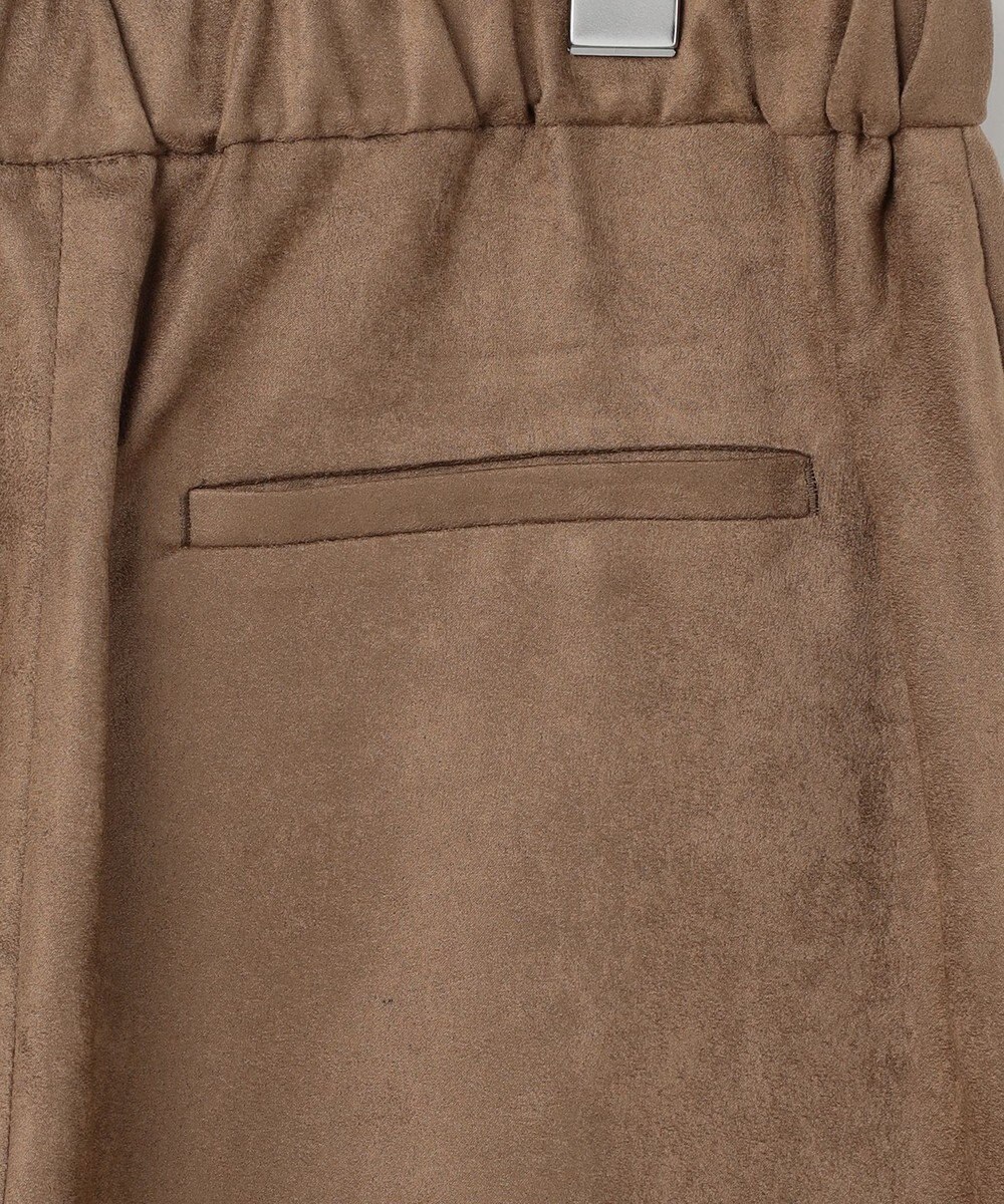 J.PRESS LADIES L マイクロライトスエード ワイド パンツ 