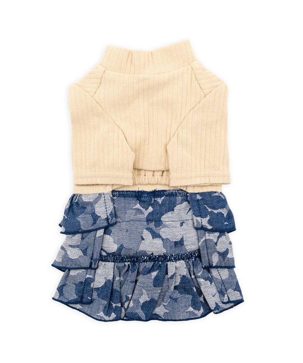 PET PARADISE J.PRESS ジャガード スカートつなぎ 小型犬 