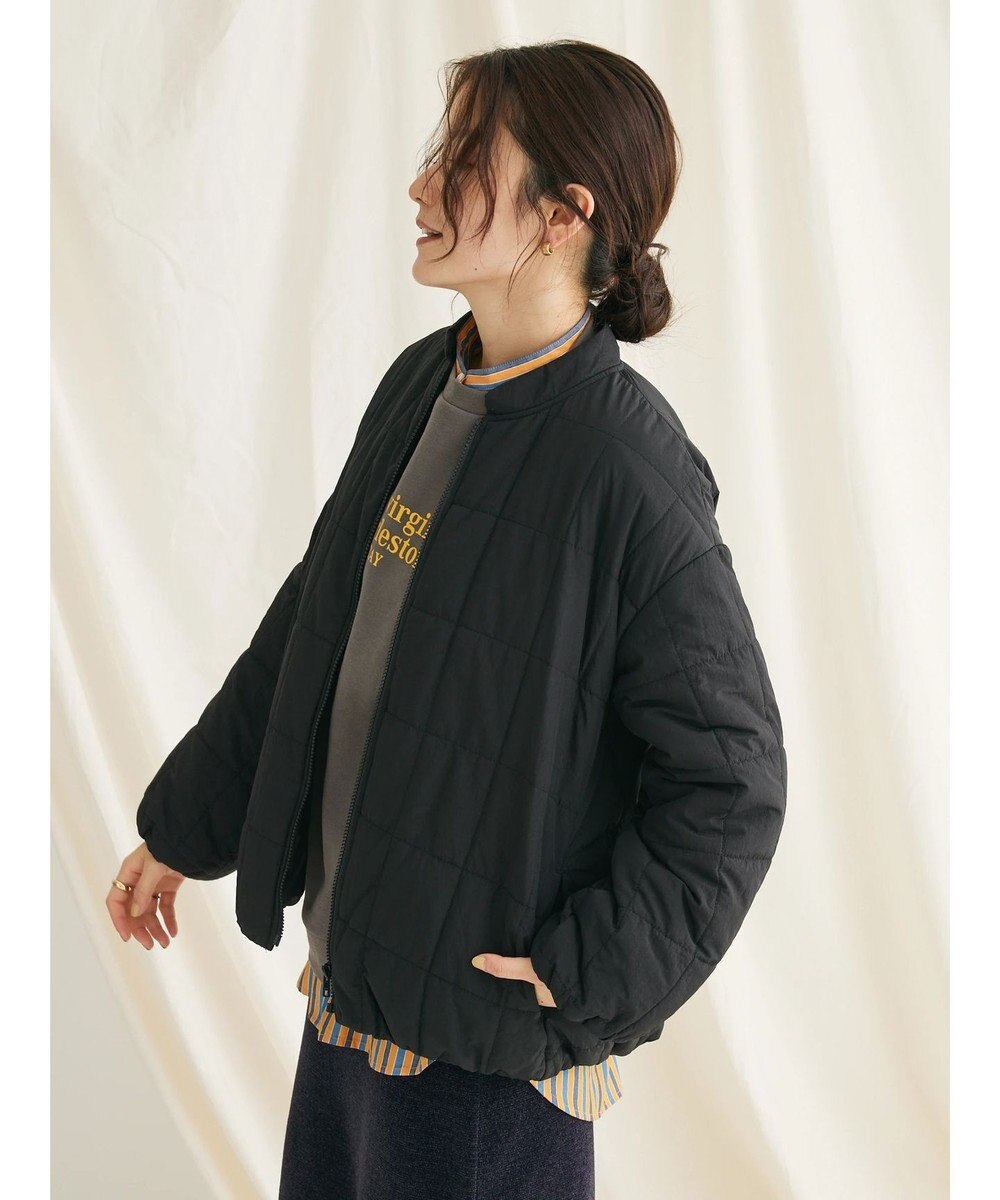 CRAFT STANDARD BOUTIQUE 蓄熱 スクエアキルトブルゾン 