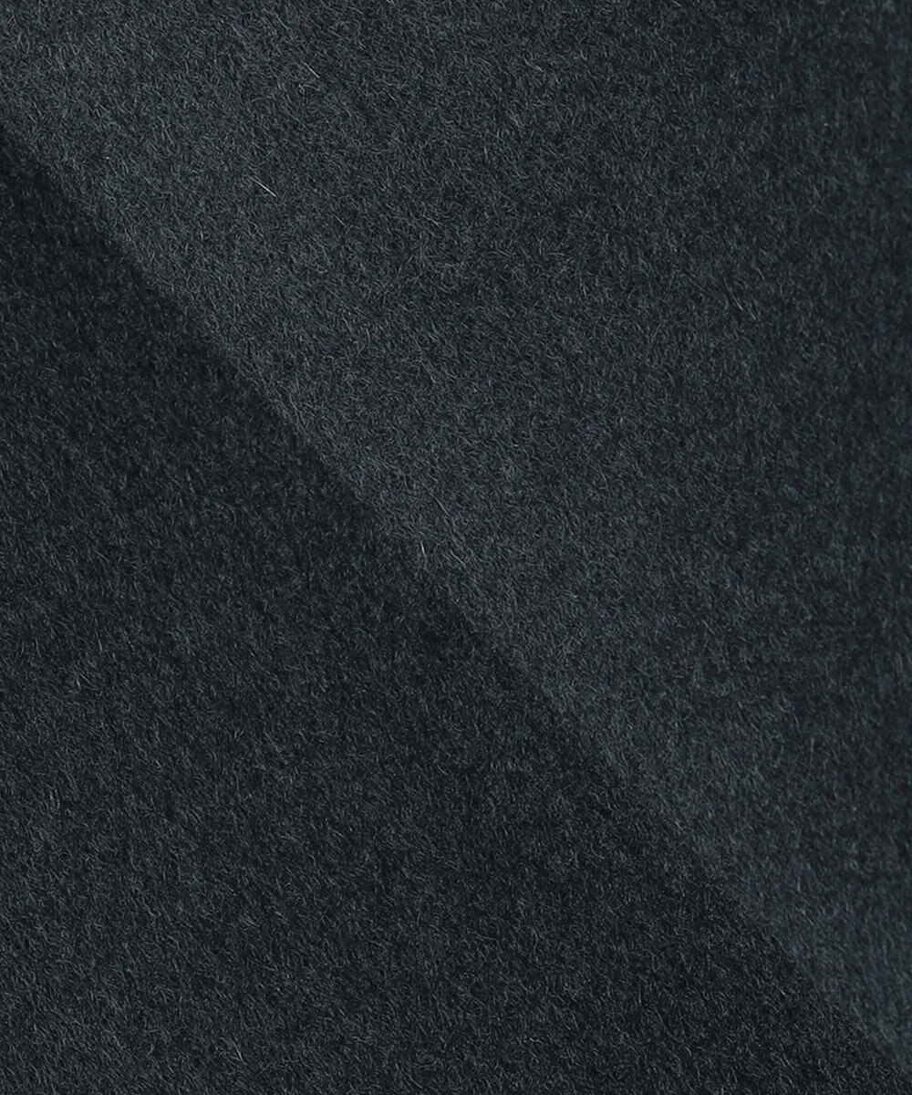 23区 ウールカシミヤビーバー ノーカラー コート 