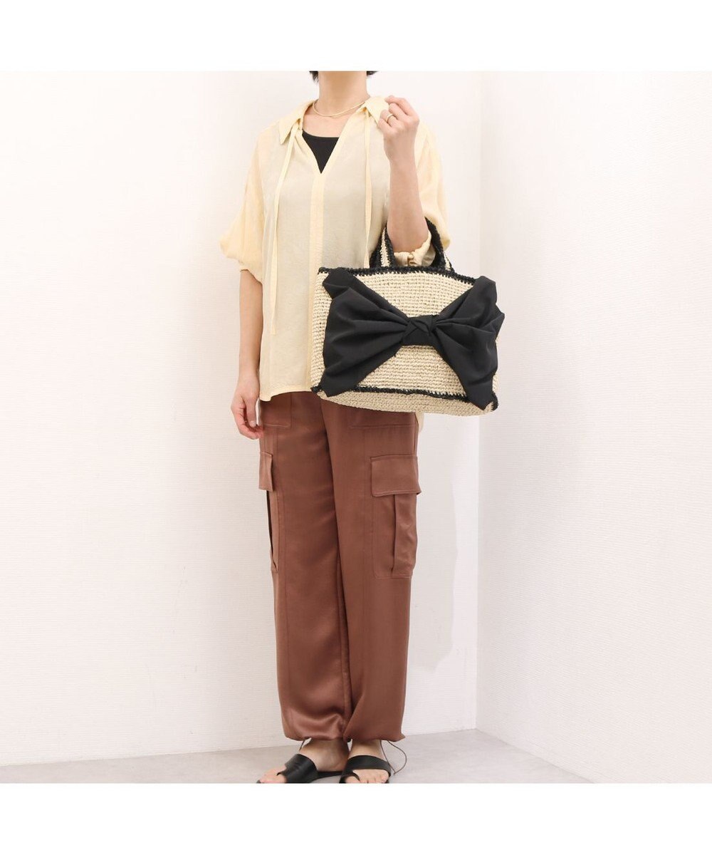 UNBILLION カカトゥ kakatoo / リボンスクエアクロッシェバッグ 