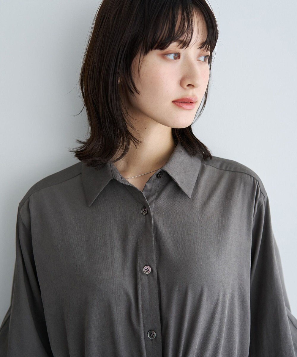 YECCA VECCA UVカット2way袖バルーンワンピース 