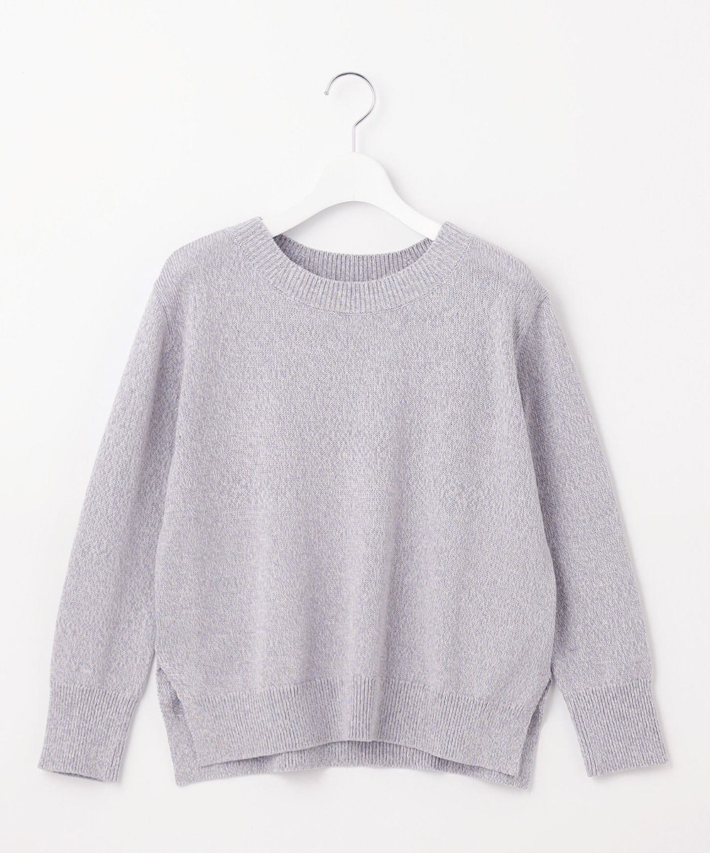 J.PRESS LADIES 【洗える】GIMA COTTON プルオーバー ニット 