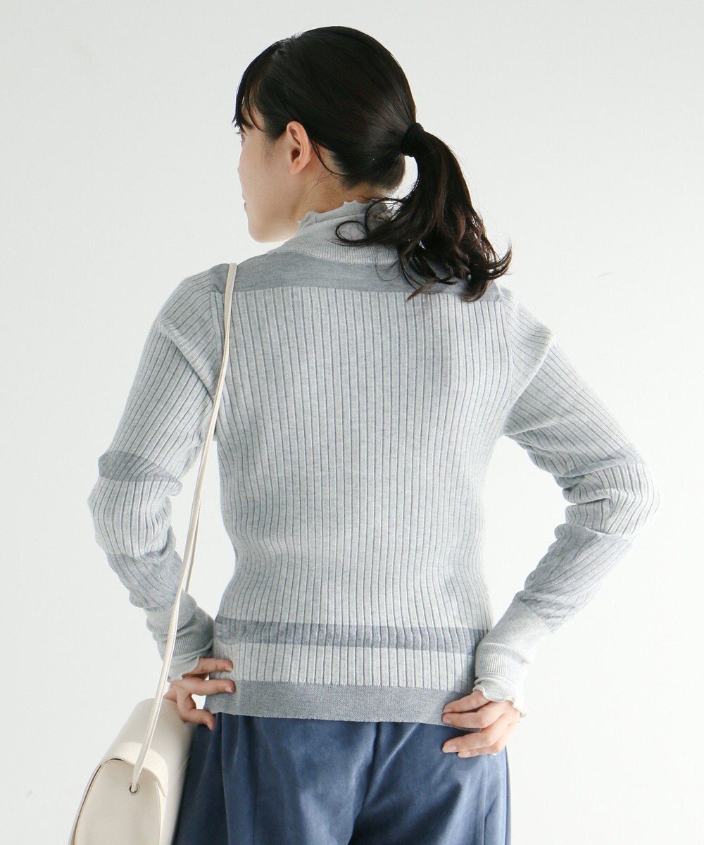 CRAFT STANDARD BOUTIQUE シアーニット長袖プルオーバー 