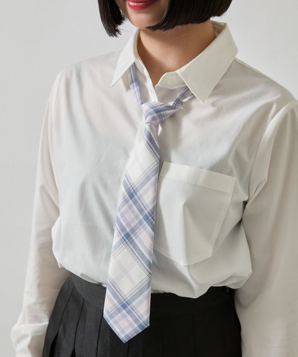 WEGO 【SCHOOLITEM】チェックスクールネクタイ 