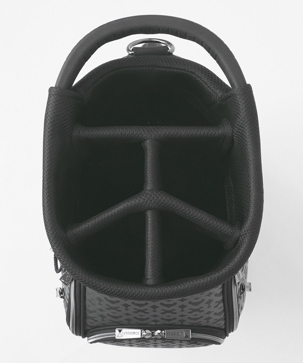 23区GOLF 【UNISEX】モノグラムライトキャディバッグ　ベテランゴルファーにもおすすめなモダンデザイン 