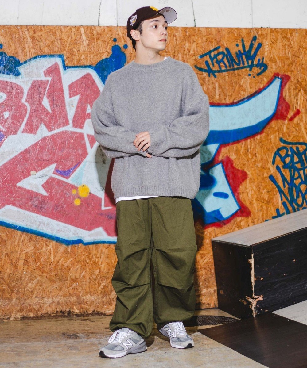 WEGO モヘアライクBIGプルオーバー 