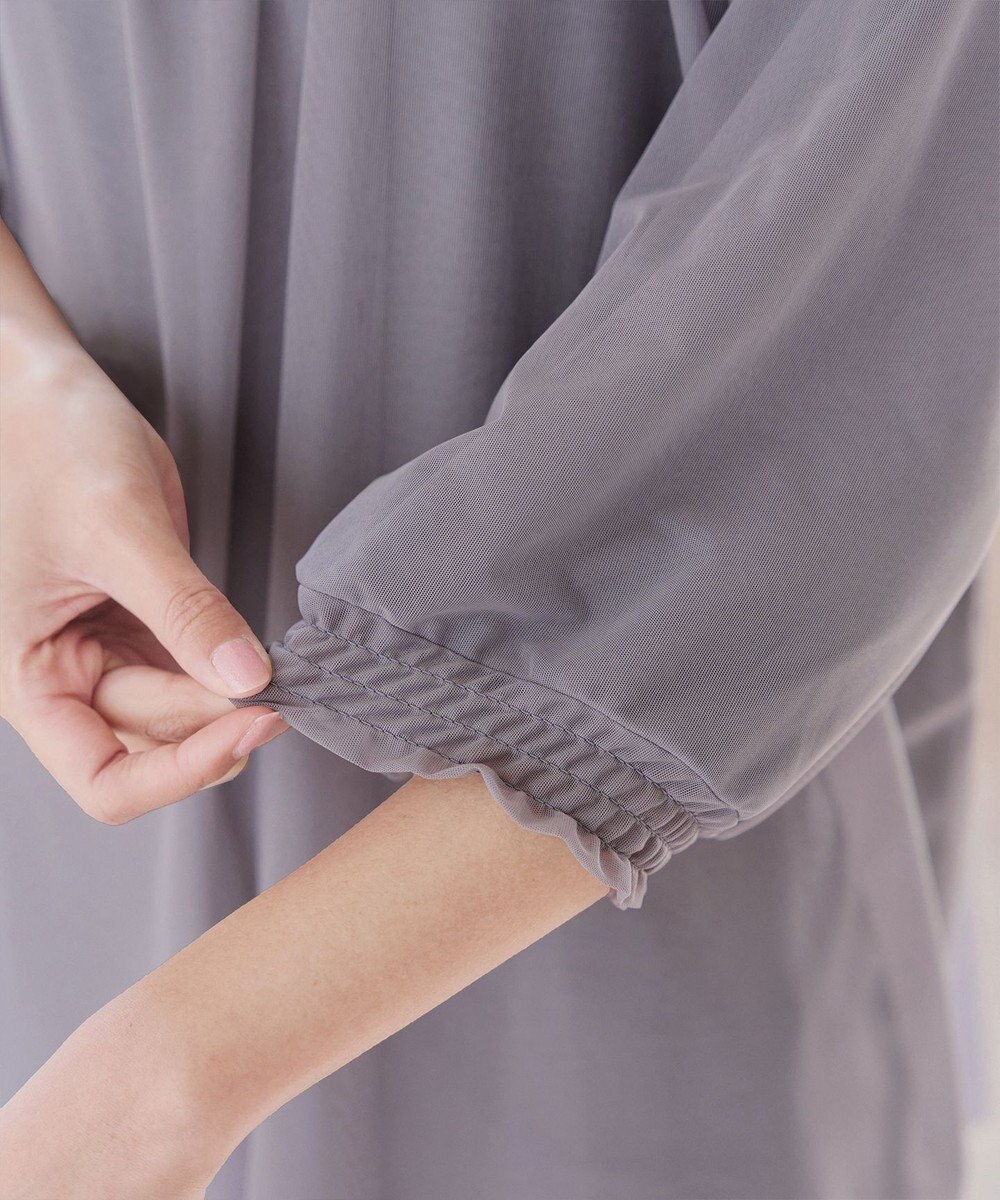 Tiaclasse 【洗える】チュールボリュームチュニック 