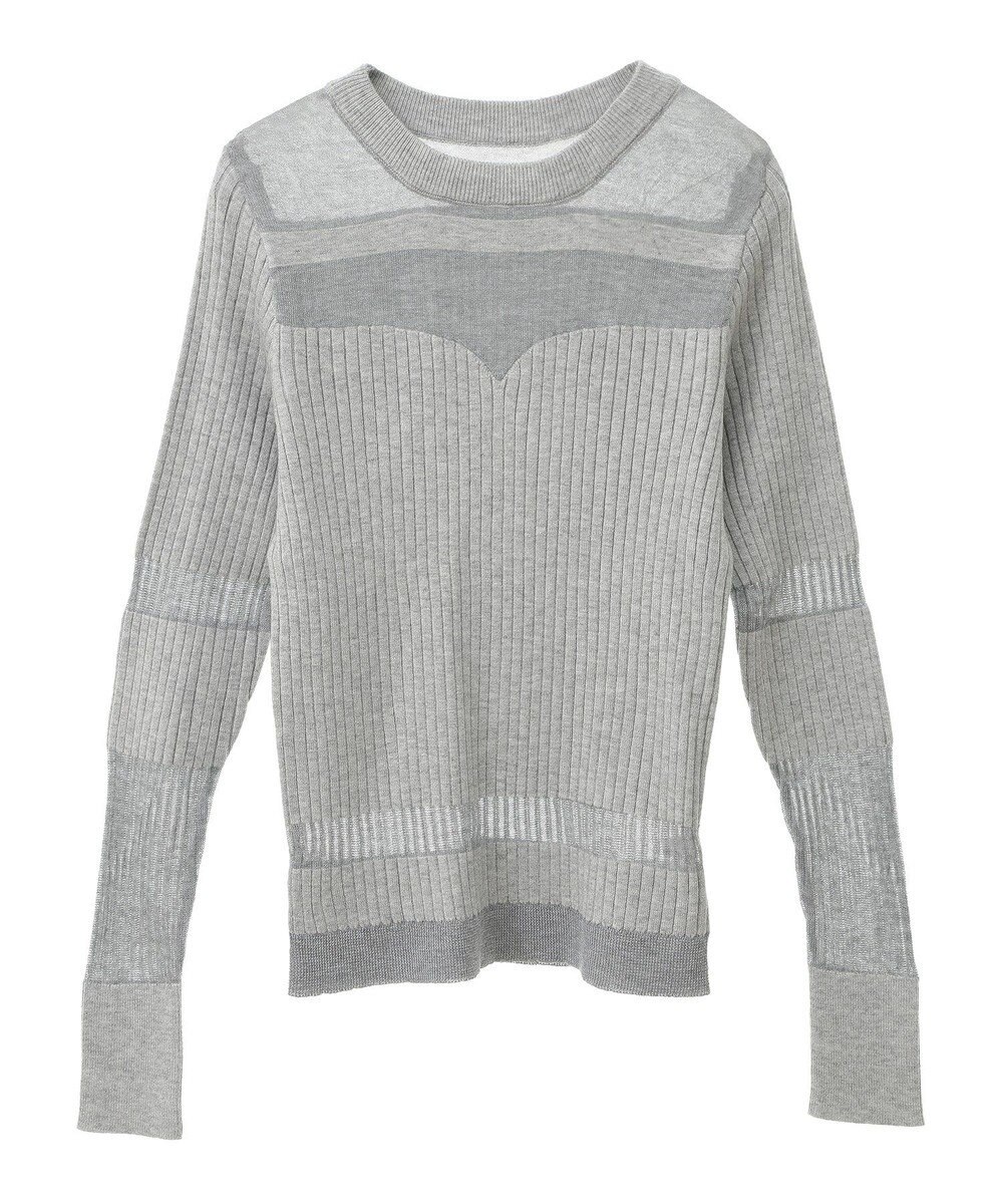 CRAFT STANDARD BOUTIQUE シアーニット長袖プルオーバー 