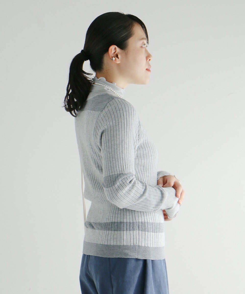 CRAFT STANDARD BOUTIQUE シアーニット長袖プルオーバー 