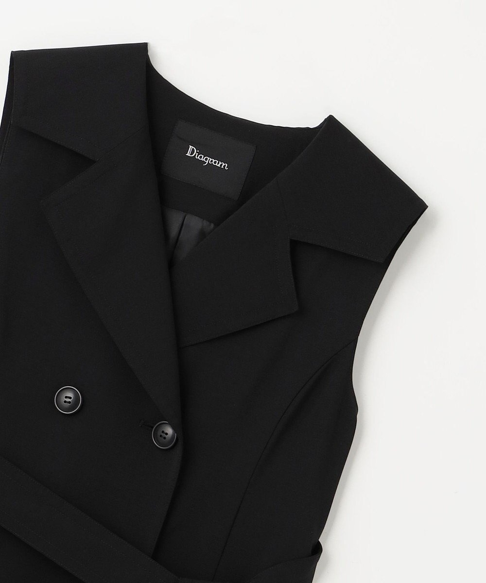 GRACE CONTINENTAL バックプリーツトレンチワンピース 