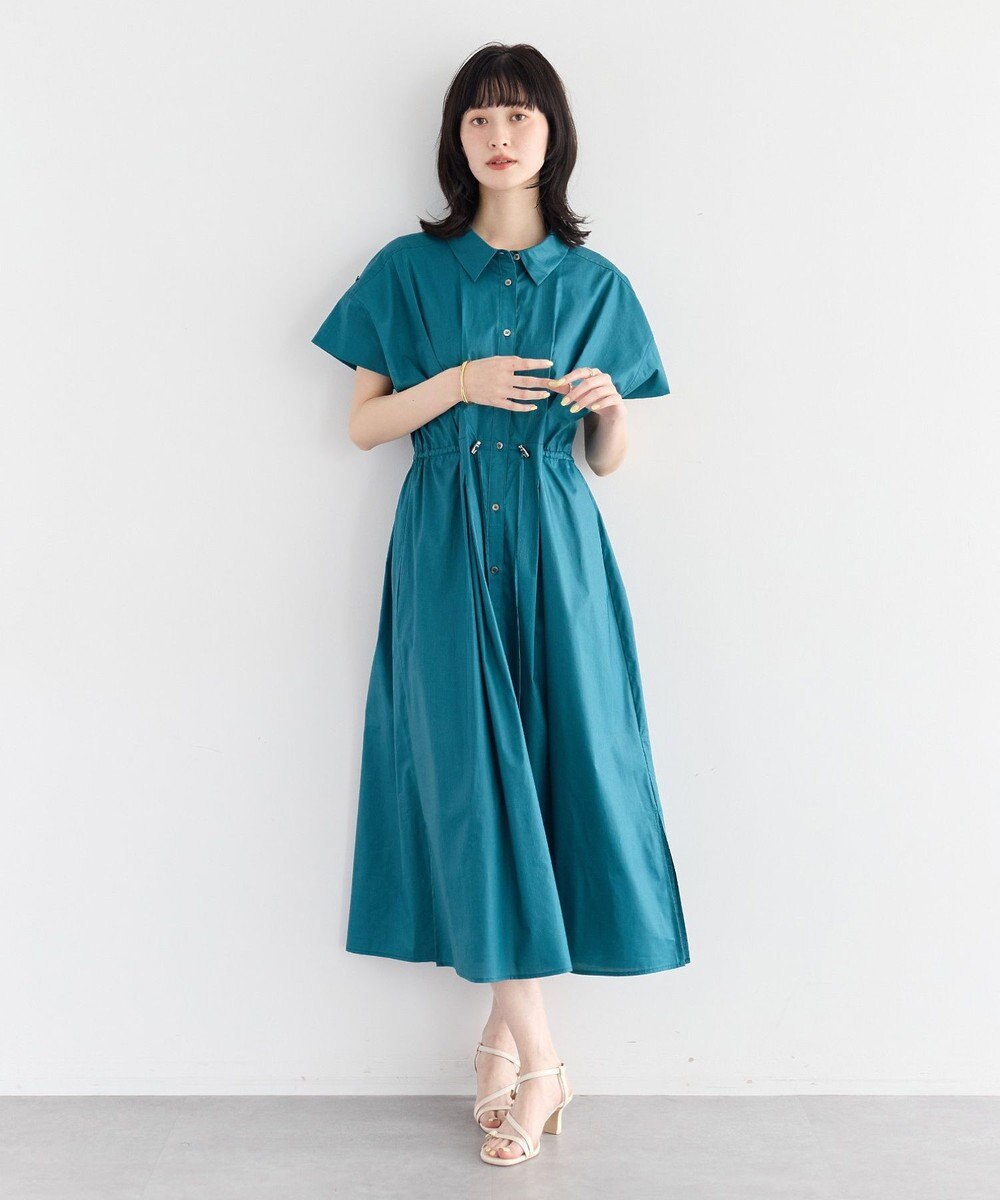 YECCA VECCA 【ORGABITS】タックシャツワンピース 