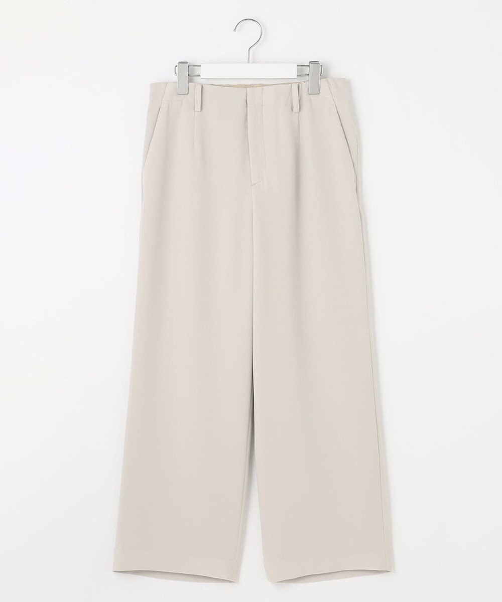 J.PRESS LADIES L 【WEB限定カラーあり・洗える】セラテリーダブルクロス セミワイド パンツ 