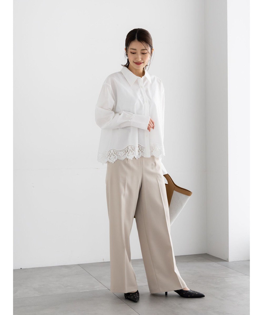 Te chichi パウダーツイルマリンスラックス《2026 spring catalog item》 