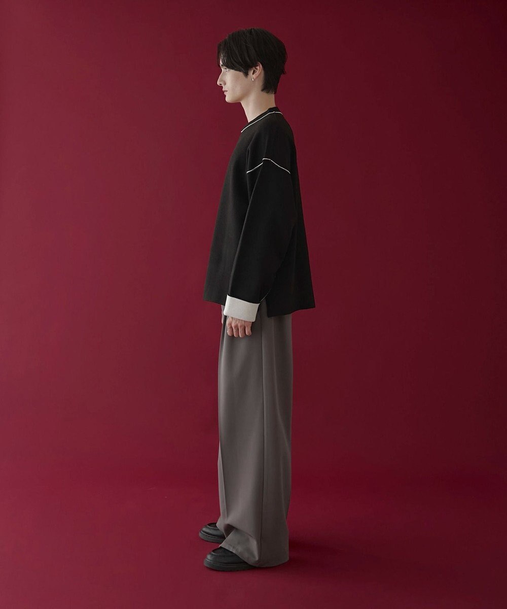 WEGO アウトリンキングニットプルオーバー 