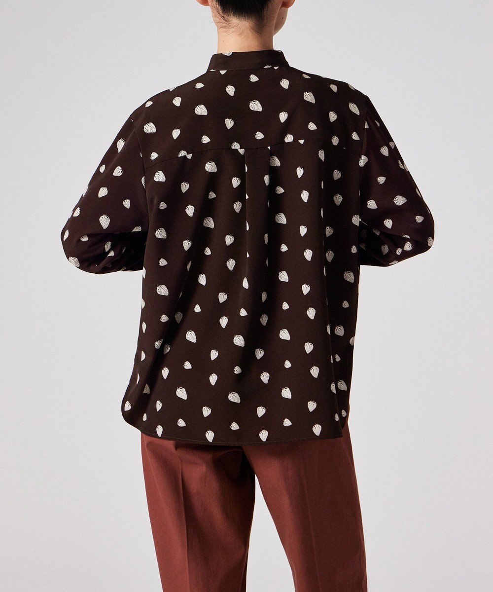 Paul Smith Graphic Strawberry ボウタイ ブラウス 