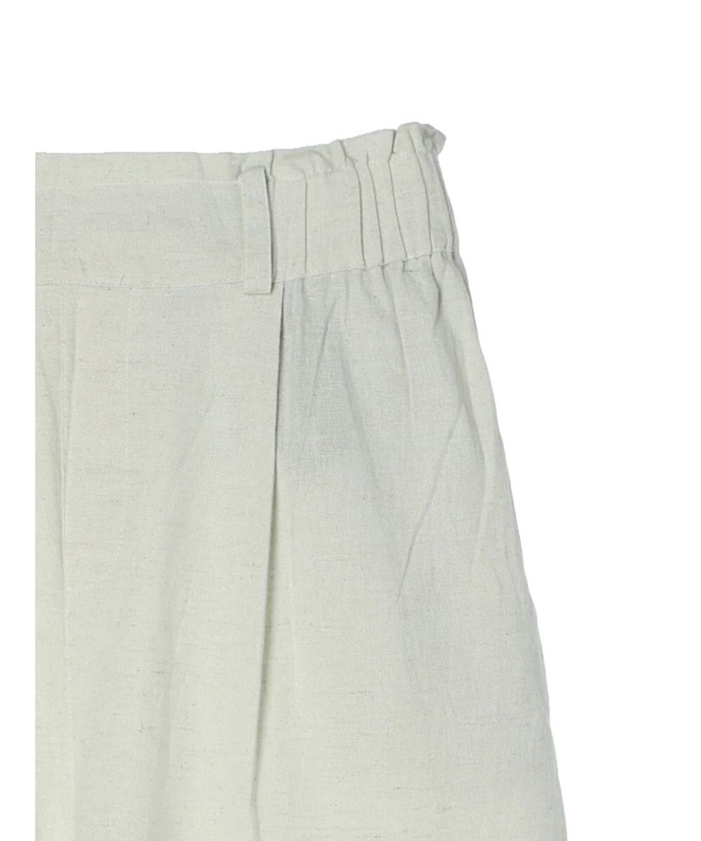 Green Parks インド 綿麻フロントタックパンツ 