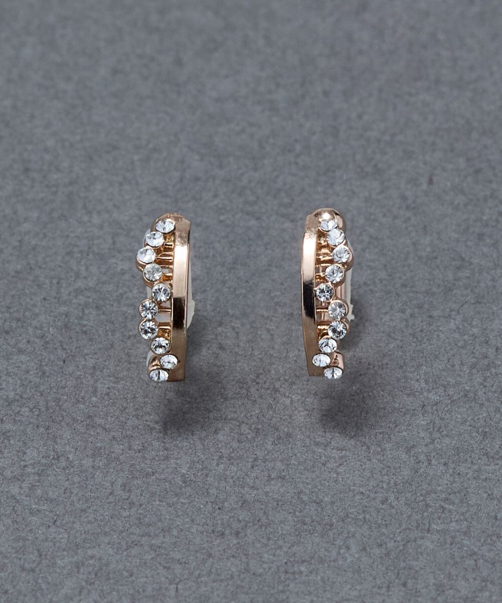 Phoebe 【金属アレルギー対応】【痛くないシリーズ】ミルキーウェイライトフィットイヤリング　ローズゴールド 