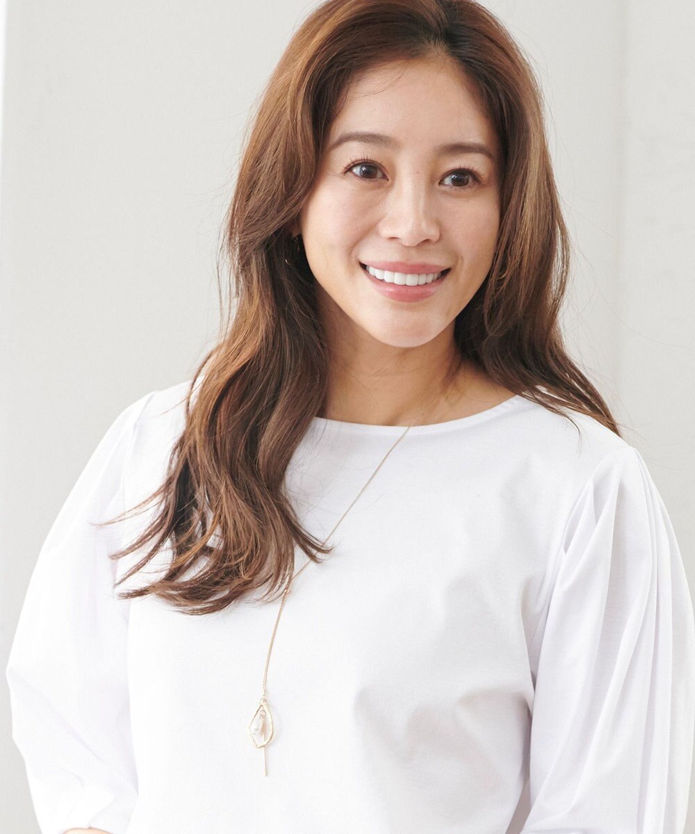 ANY パールアシメネックレス 