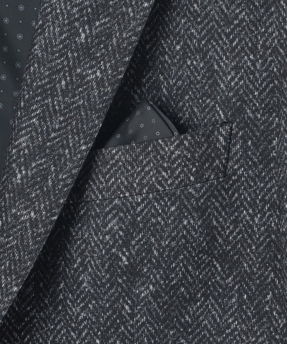 JOSEPH ABBOUD 【ストレッチ】フランネルジャージ ジャケット 