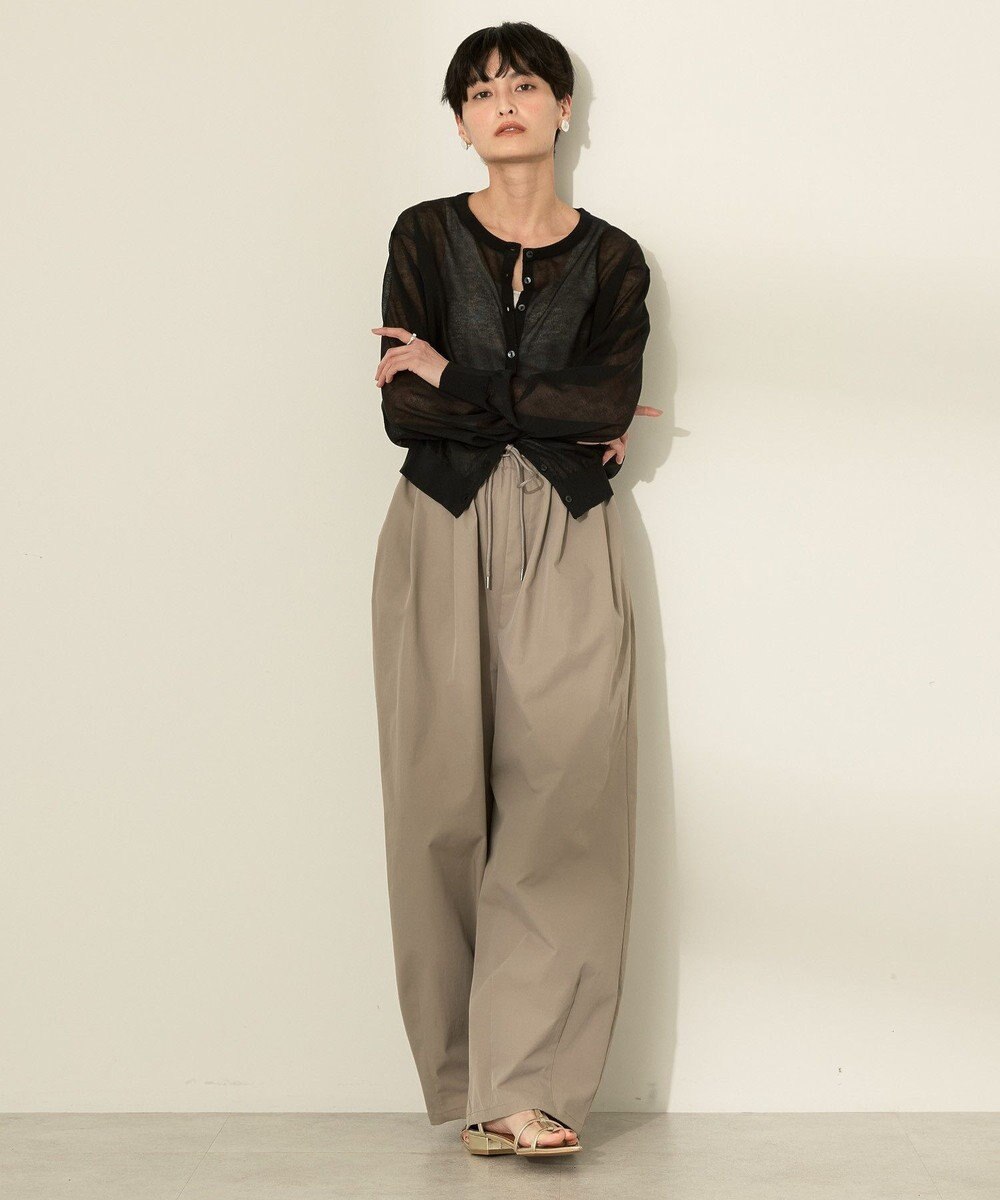 AMERICAN HOLIC シアークルーネックニットカーディガン 