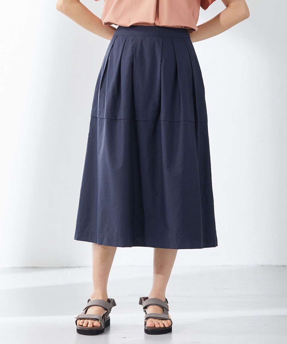 J.PRESS LADIES 【WEB限定カラーあり・洗える】ライトタフタ フレアー スカート 