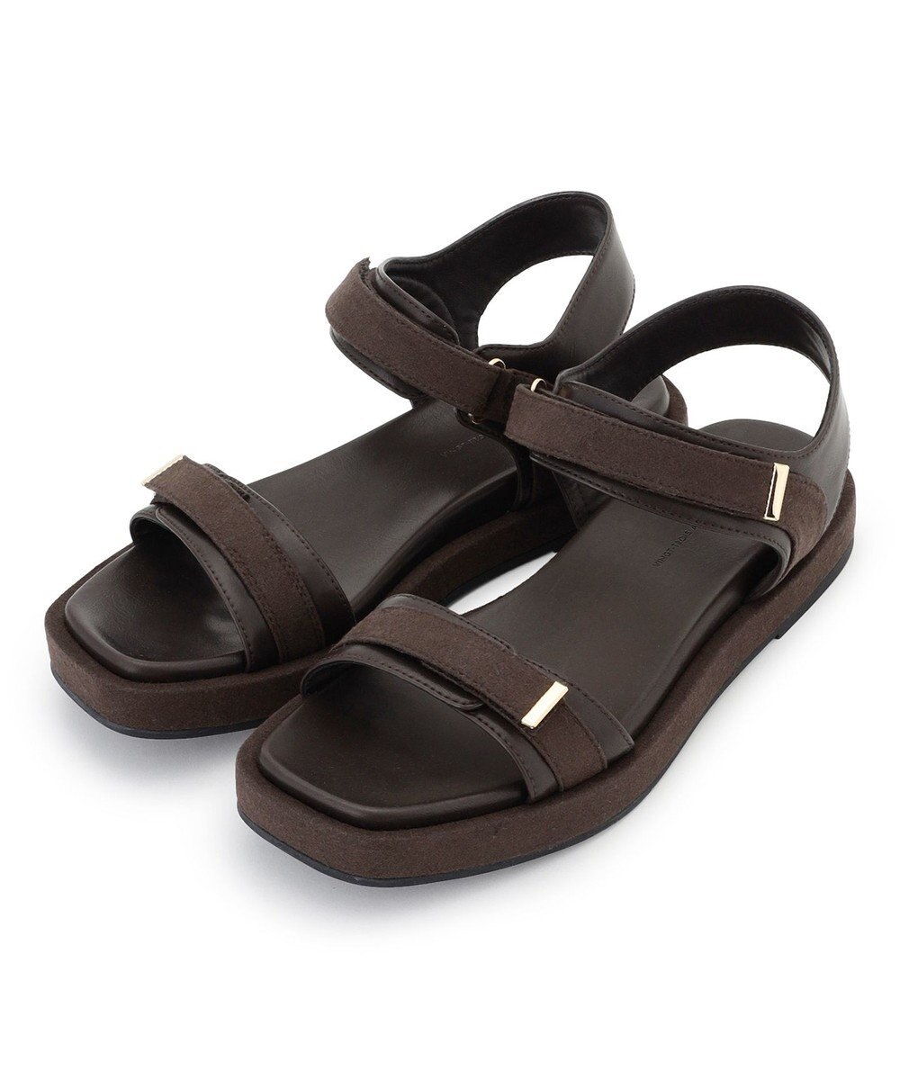 23区 【先行予約】スエードスポーツ サンダル 