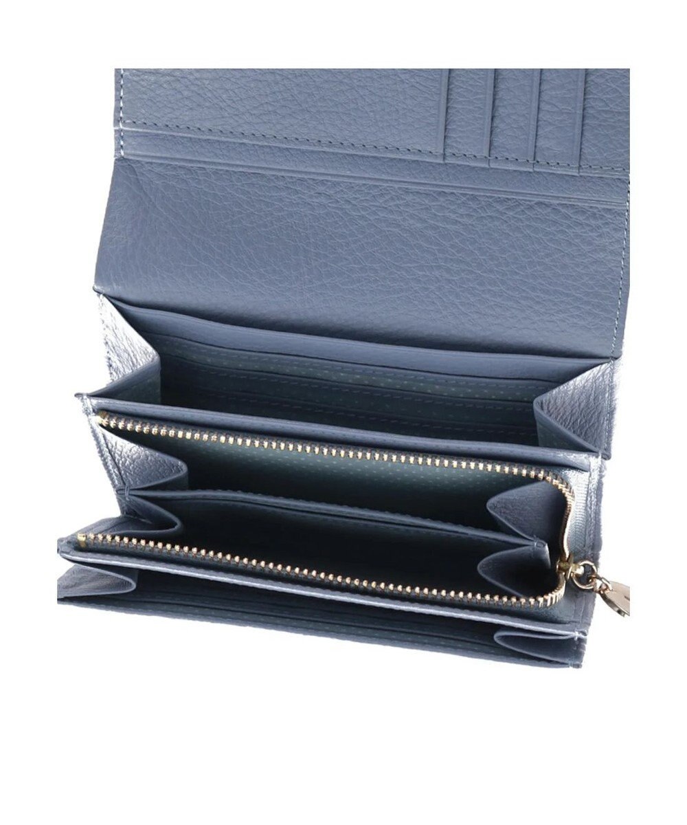 LANVIN en Bleu メラニー 二つ折り中Lファスナー財布 