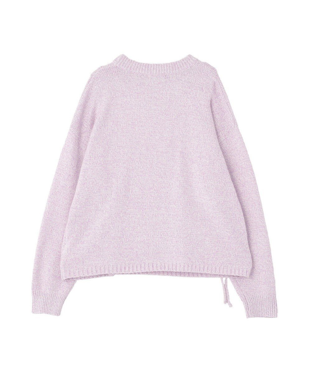 earth music&ecology サイドリボンカシュクールニット 