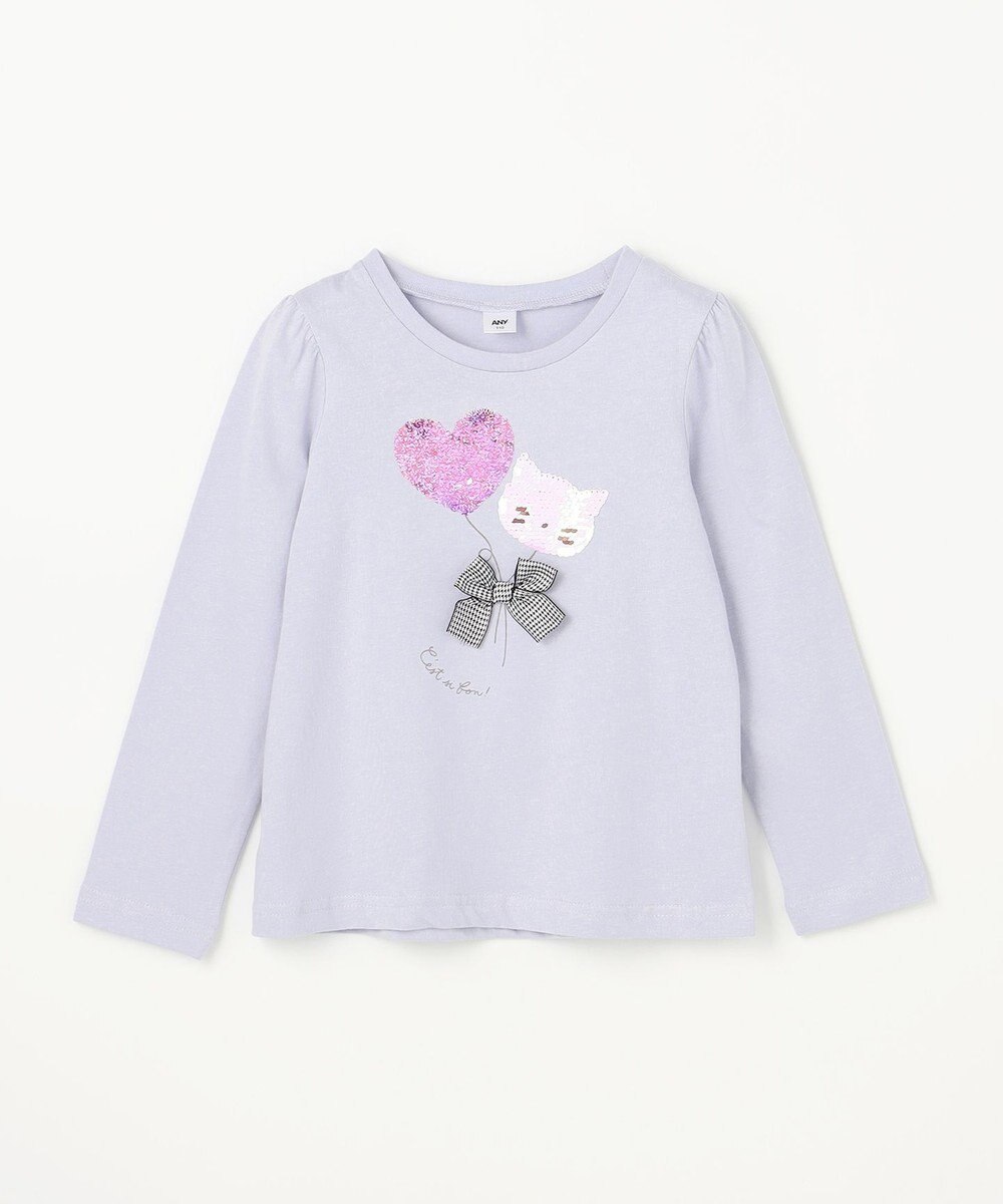 ANY KIDS ミラクルスパンコール 長袖Tシャツ 