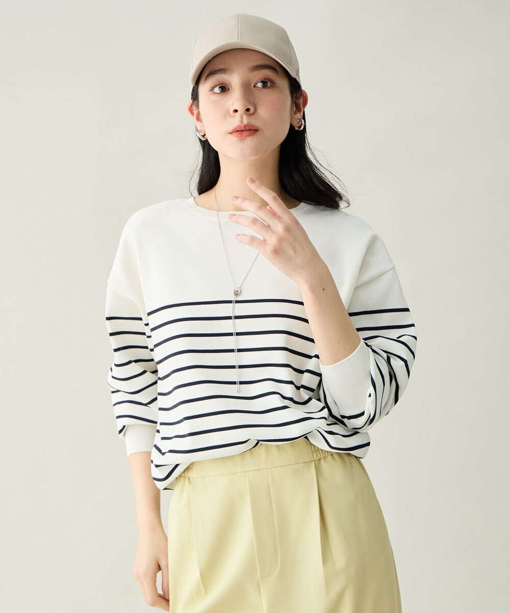 ANY スプリングカラーニットドルマンプルオーバー 