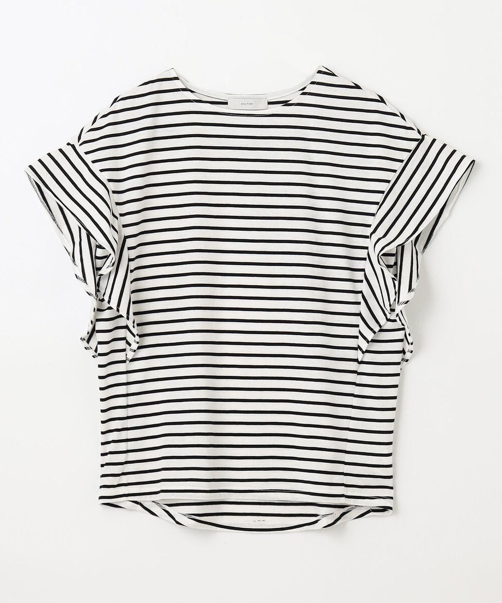 ANY 【接触冷感/UVケア/シワになりにくい】フレアスリーブ TブラウスⅡ 