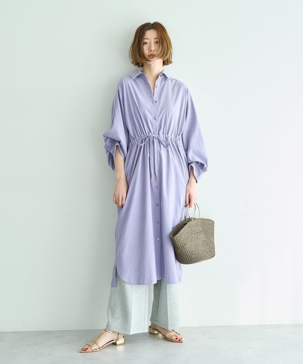 YECCA VECCA UVカット2way袖バルーンワンピース 